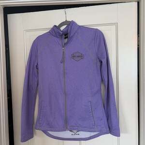 Harley-Davidson Women's Full Zip Performance Jacket, Heathered Purple